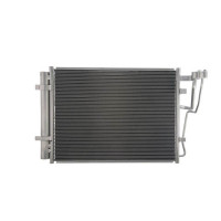Радіатор кондиціонера (з осушувачем) HYUNDAI IX20; KIA VENGA 1.4D/1.6D 02.10- (Thermotec)