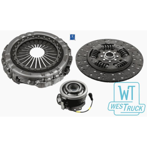 Комплект зчеплення (якість OE\OEN, 430мм) RVI C, D, K, T; VOLVO 9700, 9900, B11, B13, FH (Sachs)